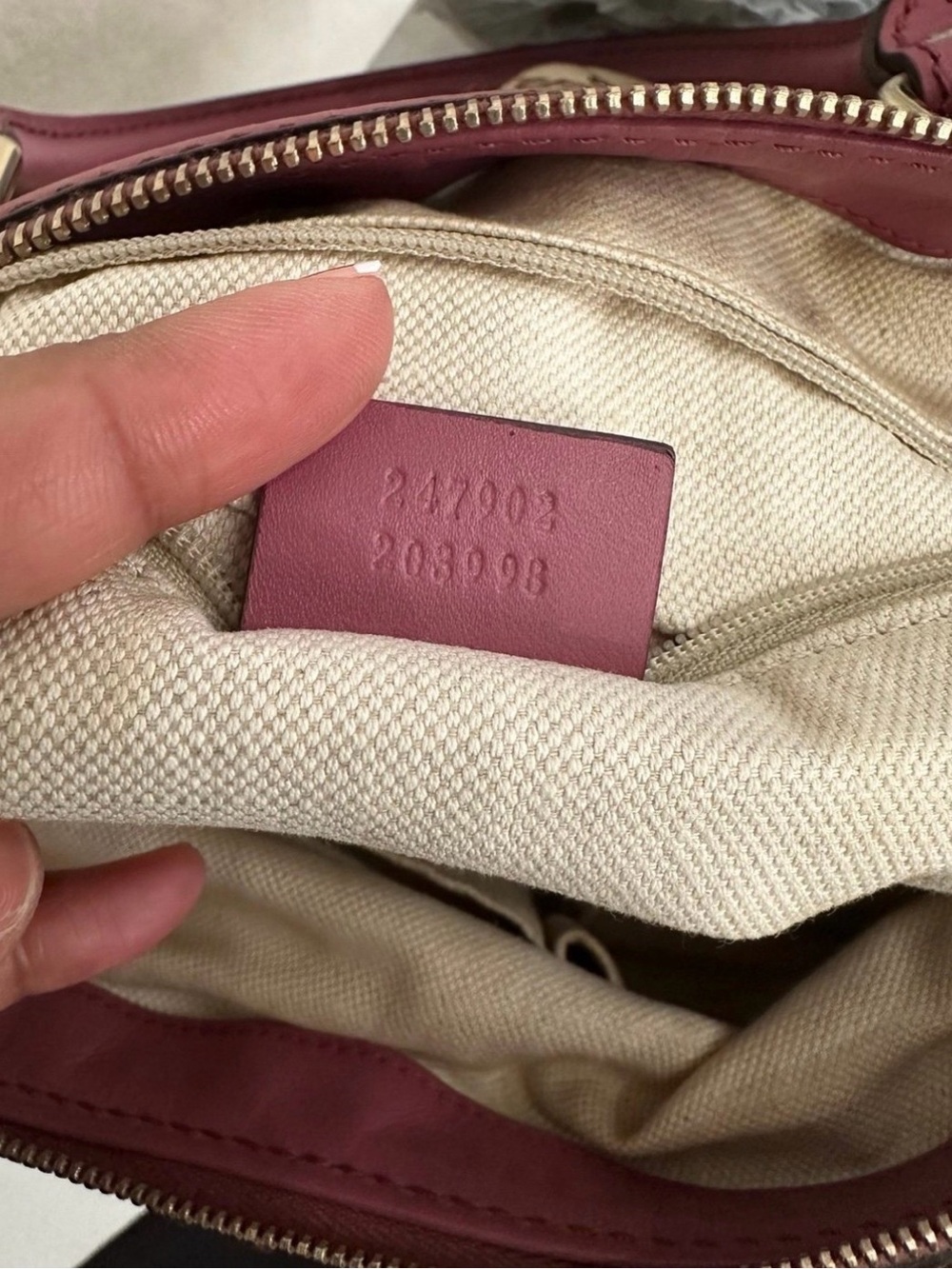 Authentic Gucci Brown GG Canvas Tote with Pink Leather Trim Pristine Condition - Picture 12 of 12